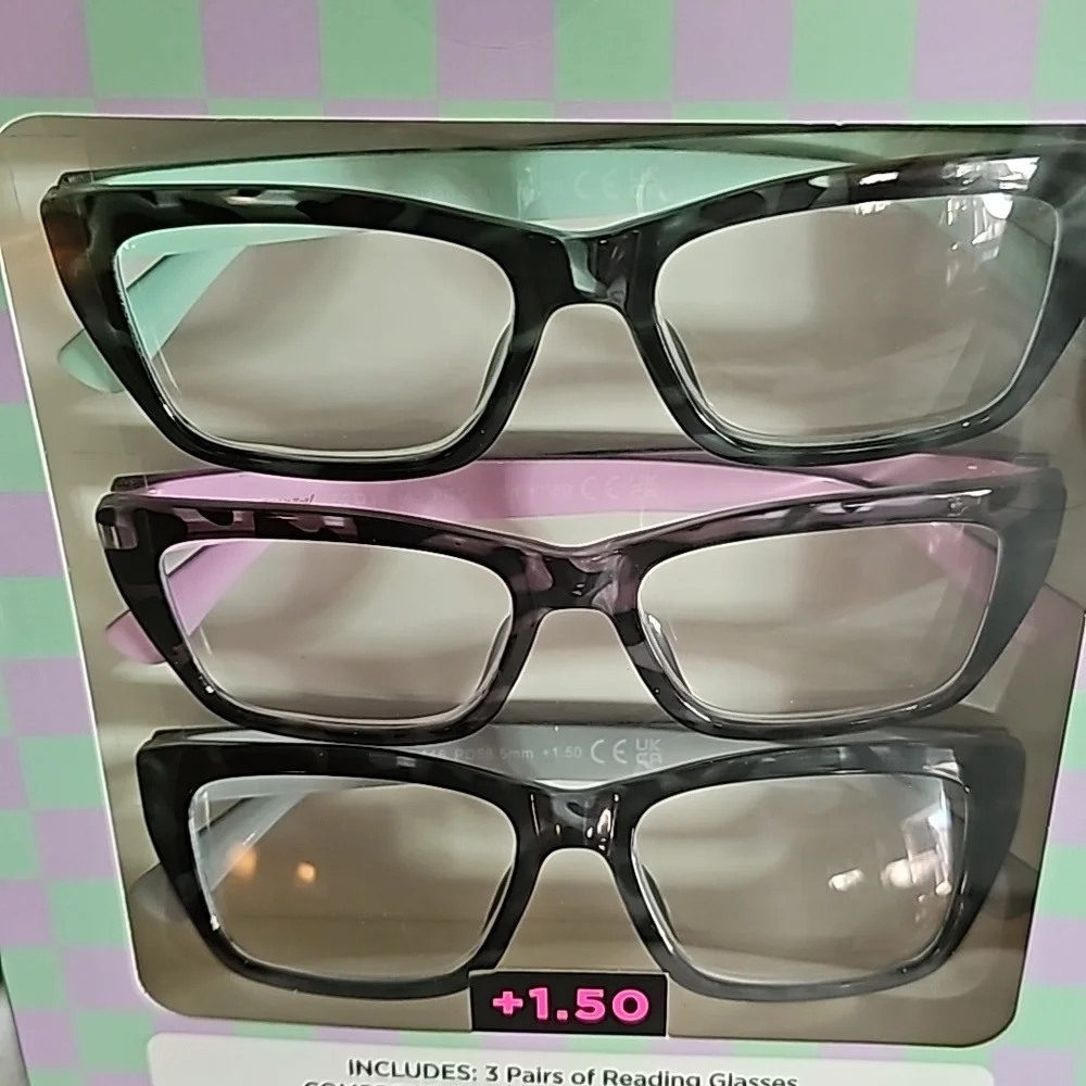 NWT BETSEY JOHNSON READING GLASSES + 150 👓 - Picture 6 of 11